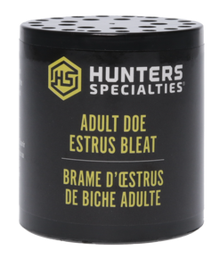 Hunters Specialties 00167 Adult Doe Estrus  Can Call Doe Sounds Attracts Deer Black 92159