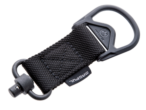 Magpul MAG517-BLK MS1/MS3 QD Sling Adapter made of Steel with Maganese Phosphate Black Finish, Polymer Hardware, Nylon 1.25" Webbing & Two to One-Point Design for AR-15, M4, M16, AK-Platform & AKM 10409 Magpul MAG517-BLK MS1/MS3 QD Sling Adapter made of Steel with Maganese Phosphate Black Finish, Polymer Hardware, Nylon 1.25" Webbing & Two to One-Point Design for AR-15, M4, M16, AK-Platform & AKM 10409