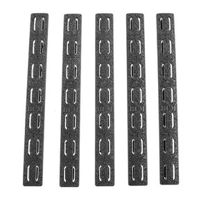 RAIL PANEL KIT 5-PACK KEYMOD RUBBER BLACK 5.5'' 100018075 RAIL PANEL KIT 5-PACK KEYMOD RUBBER BLACK 5.5'' 100018075