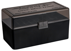 Berry's 46826 Ammo Box 243/308Win Smoke/Black Polypropylene 50rd 118363 Berry's 46826 Ammo Box 243/308Win Smoke/Black Polypropylene 50rd 118363