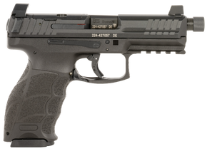HK 81001168 VP9 Tactical 9mm Luger 10+1 4.70" Black Threaded Barrel, Black Cerakote Optic Ready/Serrated Steel Slide, Black Polymer Frame w/Picatinny Rail, Black Interchangeable Backstrap Grip 178692 HK 81001168 VP9 Tactical 9mm Luger 10+1 4.70" Black Threaded Barrel, Black Cerakote Optic Ready/Serrated Steel Slide, Black Polymer Frame w/Picatinny Rail, Black Interchangeable Backstrap Grip 178692
