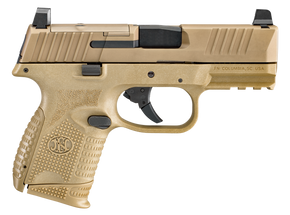 FN 66100575 509C MRD 9mm Luger 10+1 3.70" Black Recessed Target Crown Steel Barrel, Flat Dark Earth PVD Optic Ready/Serrated Steel Slide & Polymer Frame w/Picatinny Rail, Ambidextrous 118448