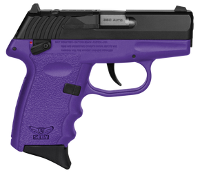 SCCY Industries CPX4CBPURDRG3 CPX-4 RD 380 ACP 10+1 2.96" Purple Polymer/Serrated Black Nitride Stainless Steel Slide/Finger Grooved Purple Polymer Grip 144654