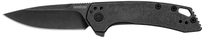 Kershaw Radar 2.90" Folding Drop Point Plain Black Oxide Blackwash 8Cr13MoV SS Blade & Stainless Steel Handle Includes Pocket Clip 152770 Kershaw Radar 2.90" Folding Drop Point Plain Black Oxide Blackwash 8Cr13MoV SS Blade & Stainless Steel Handle Includes Pocket Clip 152770