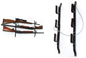 Allen Three Gun Locking Gun Rack with Steel Construction AN18520 Allen Three Gun Locking Gun Rack with Steel Construction AN18520