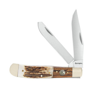 Remington Guide Trapper Folding Knife Multi Blade Brown RT15652
