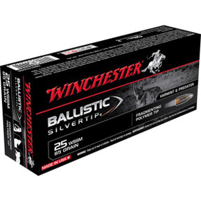 25 WSSM 85GR BALLISTIC SILVERTIP 20/BOX 105202619 25 WSSM 85GR BALLISTIC SILVERTIP 20/BOX 105202619