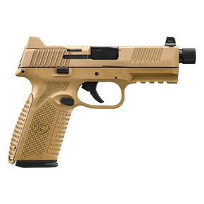 FN 510 Tactical Handgun 10mm 15rd & 22rd Magazines (2) 4.71" Threaded Barrel FDE NMS Night Sights RJ66101376 FN 510 Tactical Handgun 10mm 15rd & 22rd Magazines (2) 4.71" Threaded Barrel FDE NMS Night Sights RJ66101376