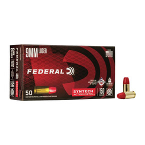 9MM LUGER 150GR SYNTECH JACKET FLAT NOSE 50/BOX 105002512 9MM LUGER 150GR SYNTECH JACKET FLAT NOSE 50/BOX 105002512