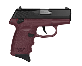 SCCY Industries CPX-4CBCR CPX-4  380 ACP 10+1 2.96" Crimson Red Polymer Serrated Black Nitride SS Slide Finger Grooved Crimson Red Polymer Grip 144579