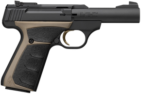 Browning 051063490 1911-22 A1 Full Size Frame 22 LR 10+1 4.25" Stainless Steel Barrel, Matte Black Serrated Slide, Matte Black Aluminum Frame, Brown Composite Grip 176684