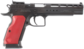 Tanfoglio TFGOLDM10OR Gold Match  10mm Auto 14+1, 6" Blued Polygonal Rifled Barrel, Blued Optic Ready/Ported/Serrated Steel Slide, Blued Steel Frame w/Beavertail 161111