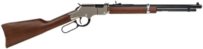 Henry H004SY Golden Boy Silver Youth 22 Long/22 LR/22 Short 16 LR/21 Short, 17" Blued Octagon Barrel, Nickel-Plated Steel Receiver, American Walnut 116276