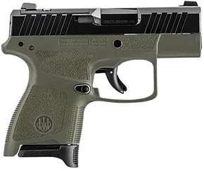 Beretta USA JAXN9278A1 APX A1 Carry Micro-Compact Frame 9mm Luger 8+1 3" Blued Steel Barrel, Black Serrated Steel Slide, OD Green Polymer Frame, Polymer Grip 153863