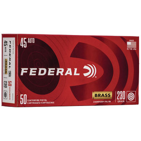 CHAMPION TRAINING 45 ACP 230GR FULL METAL JACKET 50/BOX 105004108