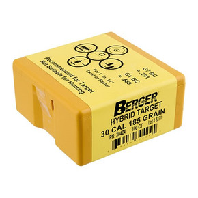 HYBRID TARGET 30 CALIBER (0.308'') 185GR HYBRID BT 100/BOX 100008982 HYBRID TARGET 30 CALIBER (0.308'') 185GR HYBRID BT 100/BOX 100008982
