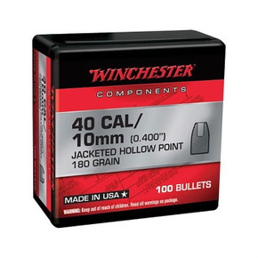 40 CALIBER/10MM (0.400'') 180GR JACKETED HP NOTCHED 100/BOX 105004654