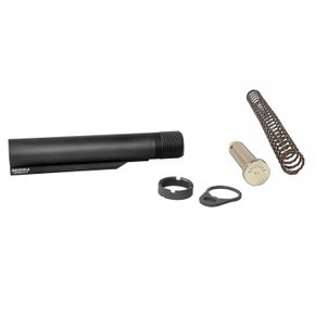 AR15 PREMIUM MILSPEC BUFFER TUBE ASSEMBLY W/SUPER 42, H3 BLK 430107543