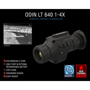 ODIN LT 640 1-4X19MM COMPACT THERMAL VIEWER BLACK 430106595 ODIN LT 640 1-4X19MM COMPACT THERMAL VIEWER BLACK 430106595