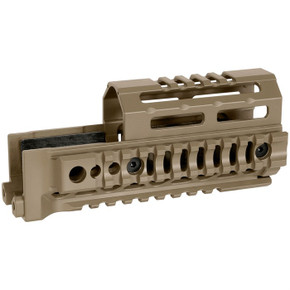 AK ALPHA SERIES QUAD RAIL HANDGUARD 6.0'' - FDE 430107678 AK ALPHA SERIES QUAD RAIL HANDGUARD 6.0'' - FDE 430107678