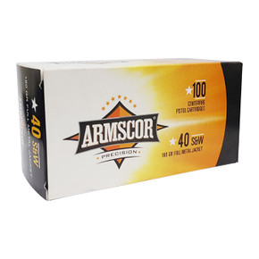 40 S&W 180GR FULL METAL JACKET 100/BOX 430100208