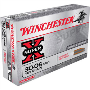 30-06 SPRINGFIELD 125GR POINTED SOFT POINT 20/BOX 105202980 30-06 SPRINGFIELD 125GR POINTED SOFT POINT 20/BOX 105202980