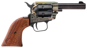 Heritage Mfg BK22CH3WBRN10 Barkeep 22 LR 6 Shot, 3" Black Oxide Steel Barrel, Simulated Case Hardened Zinc Alloy Frame, Black Oxide Cylinder, Custom Scroll Wood Grip, Manual Safety, Exposed Hammer 131248 Heritage Mfg BK22CH3WBRN10 Barkeep 22 LR 6 Shot, 3" Black Oxide Steel Barrel, Simulated Case Hardened Zinc Alloy Frame, Black Oxide Cylinder, Custom Scroll Wood Grip, Manual Safety, Exposed Hammer 131248