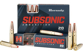Hornady Subsonic Ammunition .300 BLACKOUT 190 gr SUB-X 1050 fps 20/ct HO80877 Hornady Subsonic Ammunition .300 BLACKOUT 190 gr SUB-X 1050 fps 20/ct HO80877