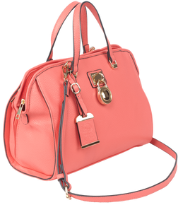 Bulldog BDP026 Satchel Purse w/Holster Coral Leather Most Sm Pistols & Revolvers Ambidextrous Hand 25415