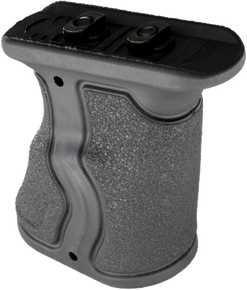 FAB Defense FXGRADMB Gradus Ergonomic Forward Grip Angled, Black Polymer with Rubber Overmold, Fits M-Lok Rail 159836