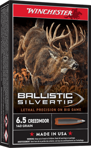 Winchester Ammo SBST65CM Ballistic Silvertip 6.5Creedmoor 140gr Rapid Controlled Expansion Polymer Tip 20 Per Box/10 Case 121898 Winchester Ammo SBST65CM Ballistic Silvertip 6.5Creedmoor 140gr Rapid Controlled Expansion Polymer Tip 20 Per Box/10 Case 121898