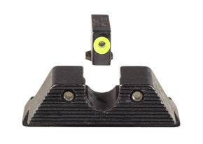 Trijicon 600845 HD XR Night Sight Set Green Tritium/Yellow Outline Front, Green Tritium Rear, Black Frame, Fits Glock/48/43/43X/43E Excludes MOS 180568 Trijicon 600845 HD XR Night Sight Set Green Tritium/Yellow Outline Front, Green Tritium Rear, Black Frame, Fits Glock/48/43/43X/43E Excludes MOS 180568