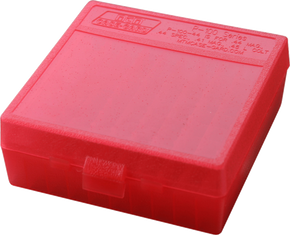 MTM Case-Gard P1004429 Ammo Box Flip-Top Multi Caliber Clear Red Polypropylene 100rd 42417 MTM Case-Gard P1004429 Ammo Box Flip-Top Multi Caliber Clear Red Polypropylene 100rd 42417