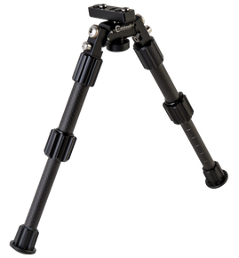 Caldwell 1081953 Accumax Premium M-Lok/Key Mod Bipod 6-9" Black Carbon Fiber 103659