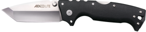 Cold Steel CSFLAD10T AD-10 Lite 3.50" Folding Tanto Plain Stonewashed AUS-10A SS Blade/Black Scales G10 Handle Includes Belt Clip 155509 Cold Steel CSFLAD10T AD-10 Lite 3.50" Folding Tanto Plain Stonewashed AUS-10A SS Blade/Black Scales G10 Handle Includes Belt Clip 155509