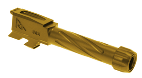 Rival Arms RA20P302E Precision Drop-In Barrel 9mm Luger 3.90" Gold PVD Finish 4340H Steel Material with Threading for Sig P320 Carry 129814 Rival Arms RA20P302E Precision Drop-In Barrel 9mm Luger 3.90" Gold PVD Finish 4340H Steel Material with Threading for Sig P320 Carry 129814