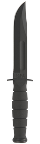 Ka-Bar 1256 Fighting/Utility 5.25" Fixed Clip Point Plain Black 1095 Cro-Van Blade, Black Kraton G Handle, Includes Sheath 13911 Ka-Bar 1256 Fighting/Utility 5.25" Fixed Clip Point Plain Black 1095 Cro-Van Blade, Black Kraton G Handle, Includes Sheath 13911