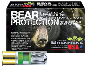 Brenneke SL122BP Bear Protection 12Gauge 2.75" 1 1/4oz Slug Shot 5 Per Box/50 Case 159575 Brenneke SL122BP Bear Protection 12Gauge 2.75" 1 1/4oz Slug Shot 5 Per Box/50 Case 159575