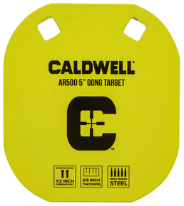 Caldwell 1116700 Gong 5" Yellow AR500 Steel 0.38" Thick Hanging 142467 Caldwell 1116700 Gong 5" Yellow AR500 Steel 0.38" Thick Hanging 142467