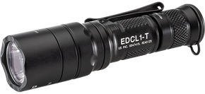 SureFire EDCL1T Everyday Carry Light 1  Black Anodized 5/500 Lumens White LED 103132