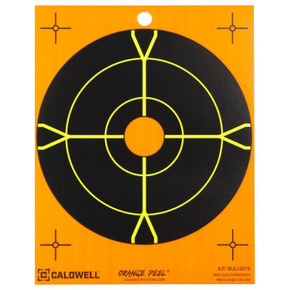 Caldwell 5.5" Bullseye Target Orange and Black 25/ct PH1166108 Caldwell 5.5" Bullseye Target Orange and Black 25/ct PH1166108