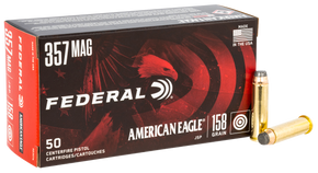 Federal AE357A American Eagle Handgun 357Mag 158gr Jacketed Soft Point 50 Per Box/20 Case 65986 Federal AE357A American Eagle Handgun 357Mag 158gr Jacketed Soft Point 50 Per Box/20 Case 65986