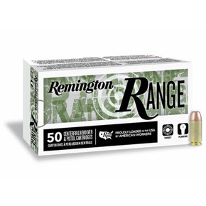 Remington Range Handgun Ammo .40 S&W 180 gr FMJ 990 fps 50/ct RTR27781