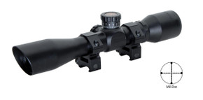 Truglo Tru-Brite Extreme Compact Tactical Rifle Scope with Rings - 4x32mm Mil-Dot 4" Matte XRTG8504BT Truglo Tru-Brite Extreme Compact Tactical Rifle Scope with Rings - 4x32mm Mil-Dot 4" Matte XRTG8504BT