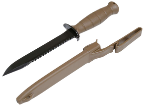 Glock KDO39179 Field 7" Fixed Clip Point Plain/Saw Black High Carbon Steel Blade/FDE Textured Trimond Polymer Handle Clamshell Packaging 8019 Glock KDO39179 Field 7" Fixed Clip Point Plain/Saw Black High Carbon Steel Blade/FDE Textured Trimond Polymer Handle Clamshell Packaging 8019