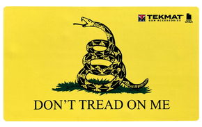 TekMat TEK42TREAD Don't Tread on Me Door Mat Black/Yellow Rubber 42" Long Snake/"Don't Tread On Me" 117973