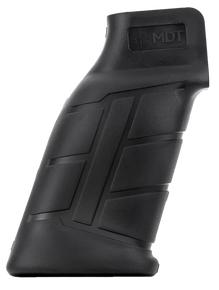 Mdt Sporting Goods Inc 103419BLK Elite Pistol Grip Black Polymer, Integrated Palm Swell, Fits AR Platform 157612