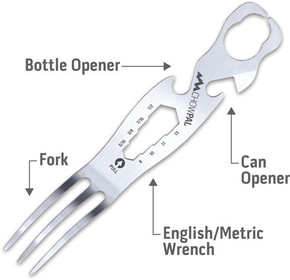 OUTDOOR EDGE CHOWPAL MEALTIMEMULTITOOL W/KNIFE & ORNG POUCH CPL10C