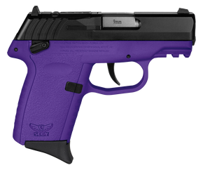 SCCY Industries CPX1CBPURDRG3 CPX-1 Gen3 RDR 9mm Luger 10+1 3.10" Purple Polymer w/Picatinny Rail Serrated Black Nitride SS Slide Purple Polymer Grip 144594