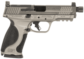 Smith & Wesson 14162 M&P M2.0 Full Size Frame 9mm Luger 17+1, 4.63" Black Threaded Barrel, Gray Optic Cut/Serrated Steel Slide, Gray Aluminum Frame w/Picatinny Rail, Black Polymer Grip 165780 Smith & Wesson 14162 M&P M2.0 Full Size Frame 9mm Luger 17+1, 4.63" Black Threaded Barrel, Gray Optic Cut/Serrated Steel Slide, Gray Aluminum Frame w/Picatinny Rail, Black Polymer Grip 165780